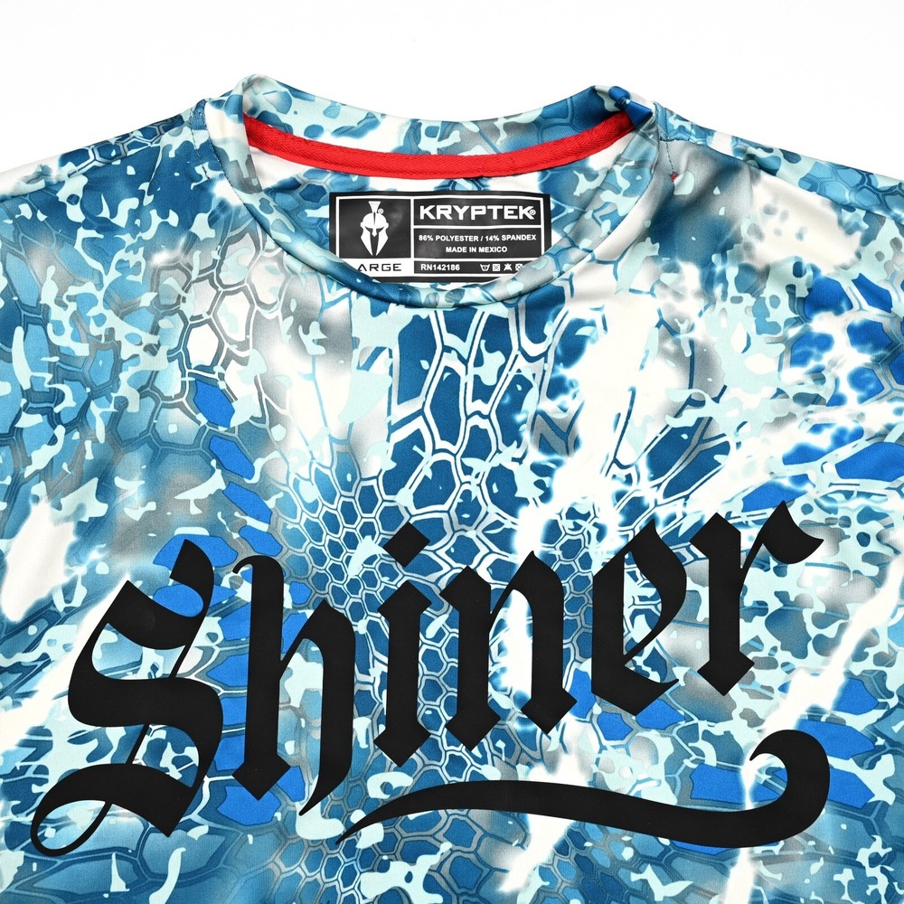 Kryptek Men's Performance Obskura S/S Large Shiner Beer Logo Hunting Fishing‎
